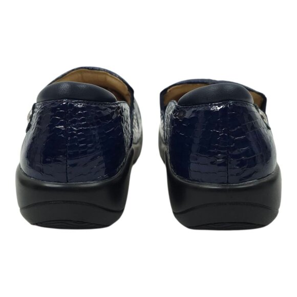 Alegria Reptile Print Slip On Clog Women US 9 EU 39 Leather Comfort Shoe KEL-805 - Picture 4 of 16